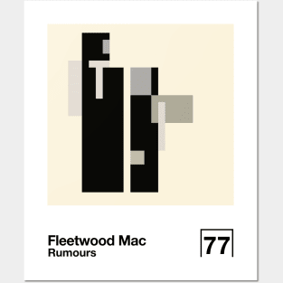 Rumours / Minimalist Style Graphic Poster Design Posters and Art